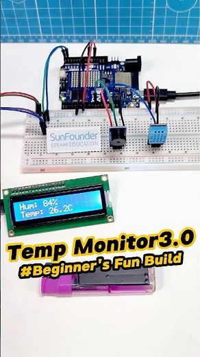 Arduino Temperature Alarm with DHT11 #arduino #arduinoproject