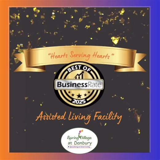 We are proud to announce that we have been named #1 in Danbury Assisted Living Facilities by BusinessRate. This rating is based on the google reviews left for our community by those who trust us to provide the best care for their loved ones. It is truly an honor to be recognized for what we do every day - hearts serving hearts ❤️🎉💙 | Spring Village at Danbury a Woodbine Senior Living Community