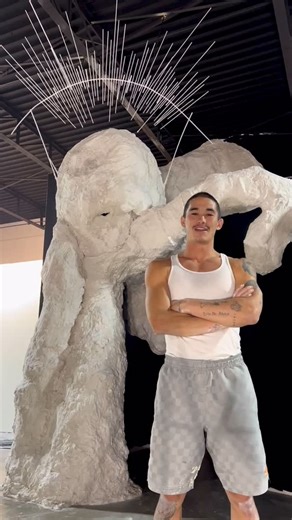 Booboo Stewart on Instagram: "The night my plaster child was born 🦅 @gallerydefi"