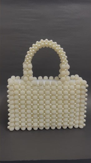 I Made a Bag Using Only Pearls… 😳✨#diy#trending#viral#shorts#fyp
