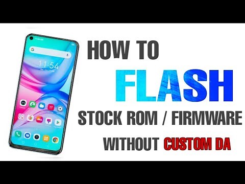 How to Flash Stock Rom / Firmware without DA File | Flash MTK Secure Boot Device Without Custom DA