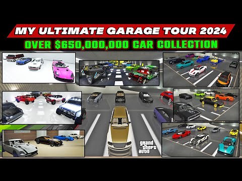 ULTIMATE CAR COLLECTION in GTA 5 Online | Full Tour of my $650M+ Vehicle Collection | ALL CARS 2025