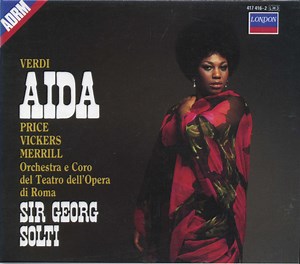 Verdi : Price, Vickers, Merrill, Orchestra E Coro Del Teatro Dell'Opera Di Roma, Sir Georg Solti - Aida