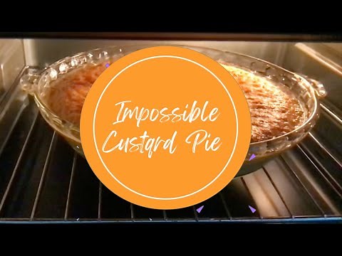 Impossible Custard Pie | Crustless Custard Pie