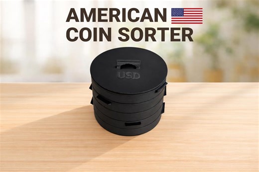 USD Coin Sorter | Stackable Coin Organizer - Etsy