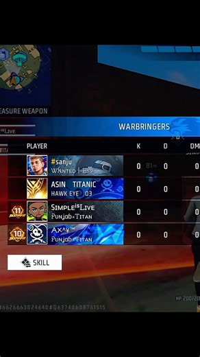 11 Win Streak vs RUSH ARMY & HAKAI GILD 😱🔥 | Free Fire Max #shorts #freefire #simpleislive