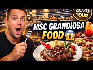MSC Grandiosa Buffet & Restaurants | Honest Food Tour