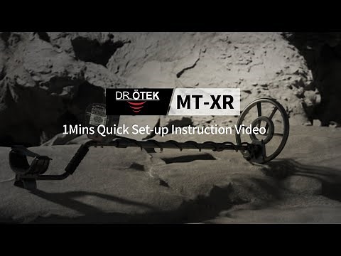 How To Easily Assemble DR.ÖTEK Metal Detector MTXR in One Minute Even If You Are a Newbie