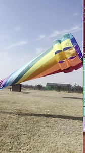 HFLY Kite Giant 26ft Soft Inflatable Kite Spinner Tail for Adults Colorful Kite Windsocks