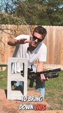 FULL-AUTO PCP PISTOL vs CONCRETE BLOCK