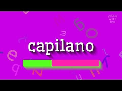 How to say "capilano"! (High Quality Voices)