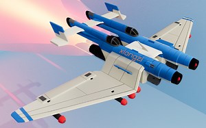 【maya建模】简单次世代全流程建模，硬表面飞机模型布线，UV，材质上色渲染案例教学