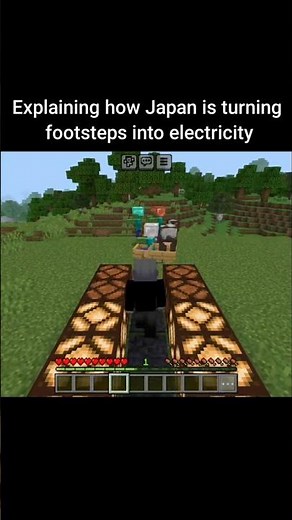 Minecraft But Walking Generates Electricity 😳⚡” 🔥