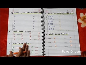 LKG English Worksheet//KG//UKG//Senior KG//Junior KG ‪@kidslearningfun2013‬