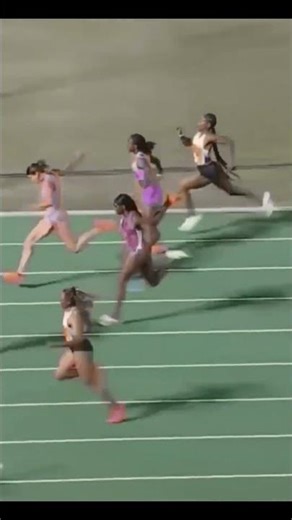 Melissa Jefferson Explodes to 100m Glory for Team USA! 🇺🇸⚡| #100msprint