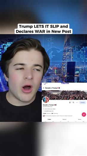 Trump LETS IT SLIP and Declares WAR in New Post #trump #breaking #news #politics #HarrySisson