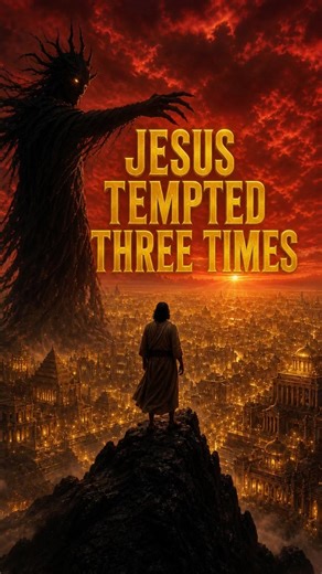 Jesus tempted three times #bible #jesus #gospel #god #christian #faith
