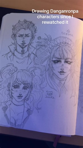 Overcoming Art Block: My Journey with Danganronpa Characters