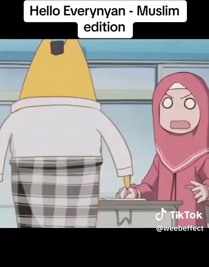 I love this meme 😂 #anime #animememe #animetiktok #funny #fyp | hello every nyan