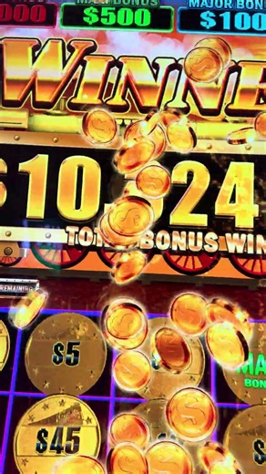 Huge $10,324 win slot machine from a $5 bet. #casino #slot #gambling #win