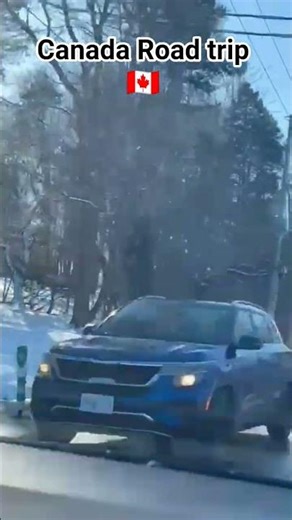 Canada Road trip 🇨🇦 #canada #roadtrip #road #viralvideo #snow #hamilton #subscribe #shortvideo #yt