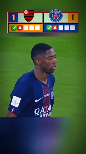 PSG vs CR Flamengo Penalty Shoot-out 2025 🔥 #intercontinentalcup #shorts
