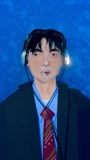 Week 4 Assignment - Sketching In Blender with Azusa Tojo’s class #blender3d #myart #headshot