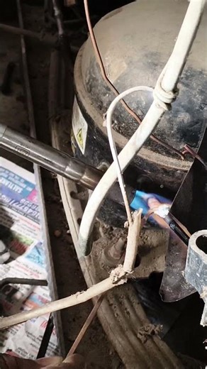 Refrigerator Compressor Pipe Brazing #refrigeratorservice #shorts #vairalshort