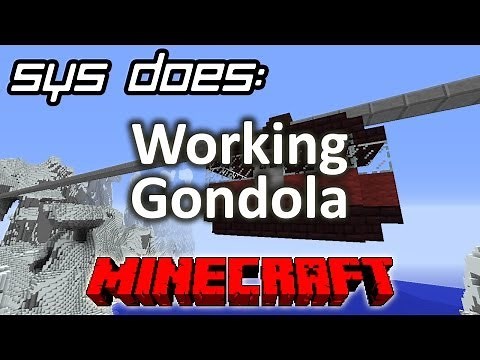 Minecraft - Working Gondola