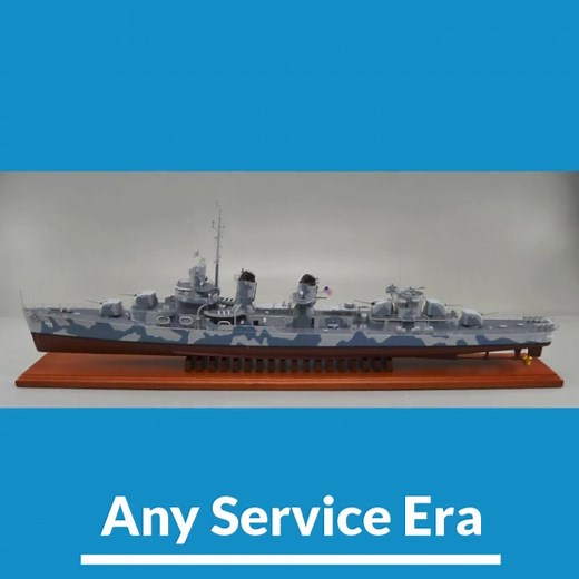 Made-To-Order Naval Warship Models 12-48 inches ANY Country Any Service Era Model prices depend on the vessel type, model length and shipping destination. Visit www.sdmodelmakers.com #navy #royalnavy #AustralianNavy #navyveteran | SD Model Makers