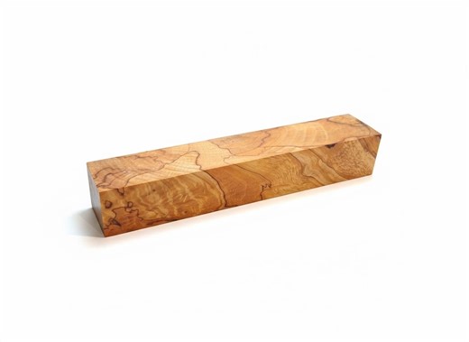 Spalted Cherry Wood Block, Unique Piece, High-end Handcrafted Solid Wood - Etsy