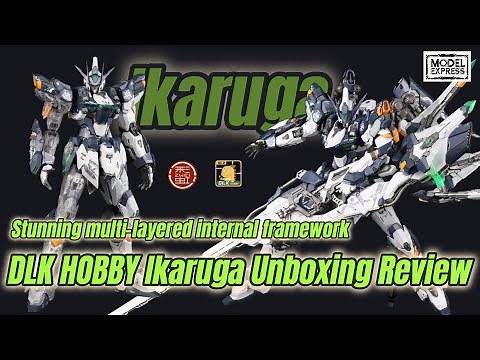 Stunning multi-layered internal framework DLK HOBBY Ikaruga Unboxing Review #gundam #gunpla