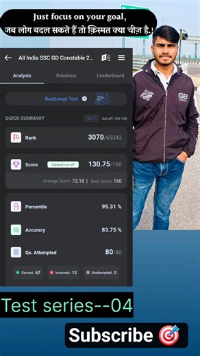 ssc gd mocktest series analysis #ssc #sscexampreparation #shorts