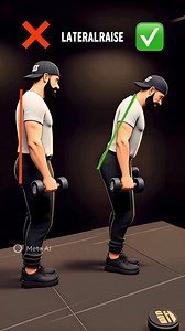 Lateral Raise Mistakes 🏋💪❌️✅️ | Sabby Singh