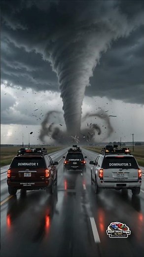 EF4 Tornado | Dominator 1 , Dominator 2 and Dominator 3 Chasing the Tornado | Storm Chasing Vehicle