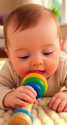 First Steps & First Words Song 🤍 | Calm Baby Milestone Rhyme