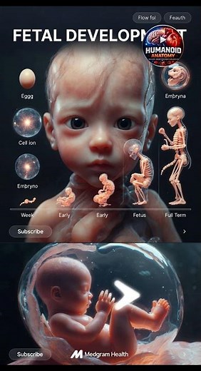 Fetal Development Explained | From Fertilized Egg to Baby 3D Medical CGI