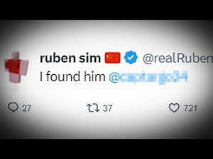 Ruben Sim Exposed his Biggest HATER...