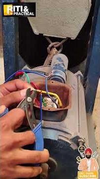 Single Phase induction Motor ka RPM,winding starting or running current check kareina #Shorts #riti