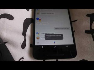 Ask AutoVoice To Say Hello