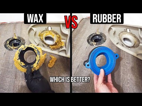 How To Replace A Toilet Wax Seal OR Rubber Toilet Seal On A Toilet Flange To STOP Toilet Leaks!