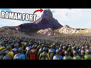 30,000 Romans Hold MOUNTAIN FORT vs 4 Million Knights! - Ultimate Epic Battle Simulator 2 UEBS 2