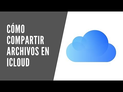 Cómo compartir archivos en iCloud