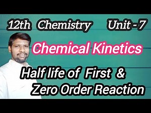 First Order vs Zero Order Half Life Derivation | Class 12 Chemistry