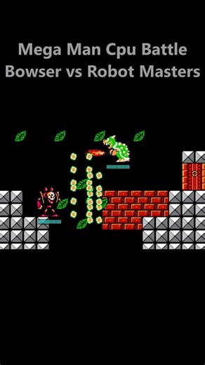 Bowser (Mario 1) VS Mega Man Bosses | Soft Blocks Death Match