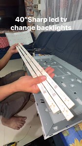 40” sharp led tv blinking power indicator dahil ponde na ang led backlights #TvRepairHomeService #tvrepairservice #TVTechnician #tvtech #Technician #TVRepair | Emmanuel Flores