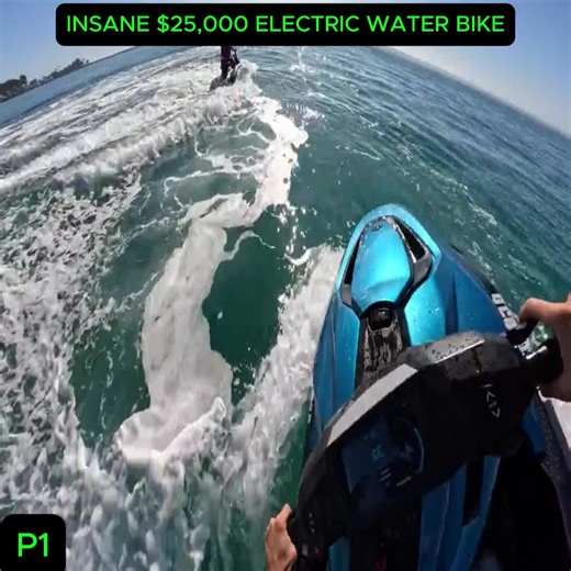Insane $25,000 Electric Water Bike | water bike