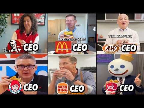 McDonald's CEO Burger Test Meme But With All CEO Versions