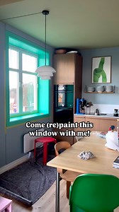 34K views · 73 reactions | I FINALLT repainted my kitchen window!  I’m in love. Do you like it? | House in Oslo | Facebook