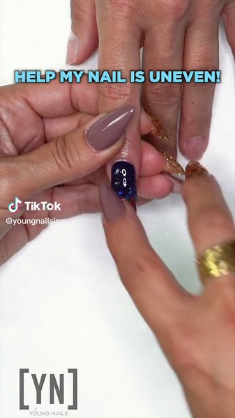 How to Fix an Uneven Nail After Sculpting | Nail Art Tutorial